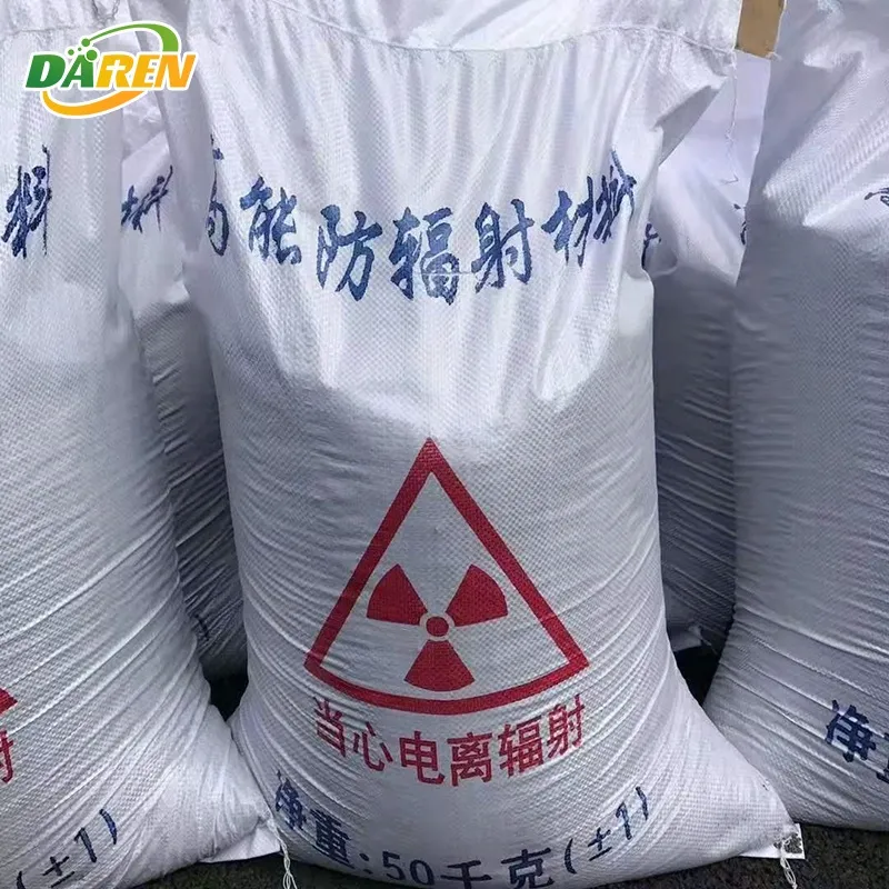 Manufacturer wholesales radiation-shielding barium sulfate sand, dental CT room wall protection barium sand cement