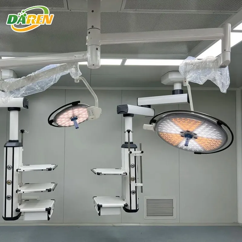 LED Hospital Shadowless Lamp Medical Operating Theatre Light Surgical Lamp Veterinary Equipment Ceiling Mounted Lamp