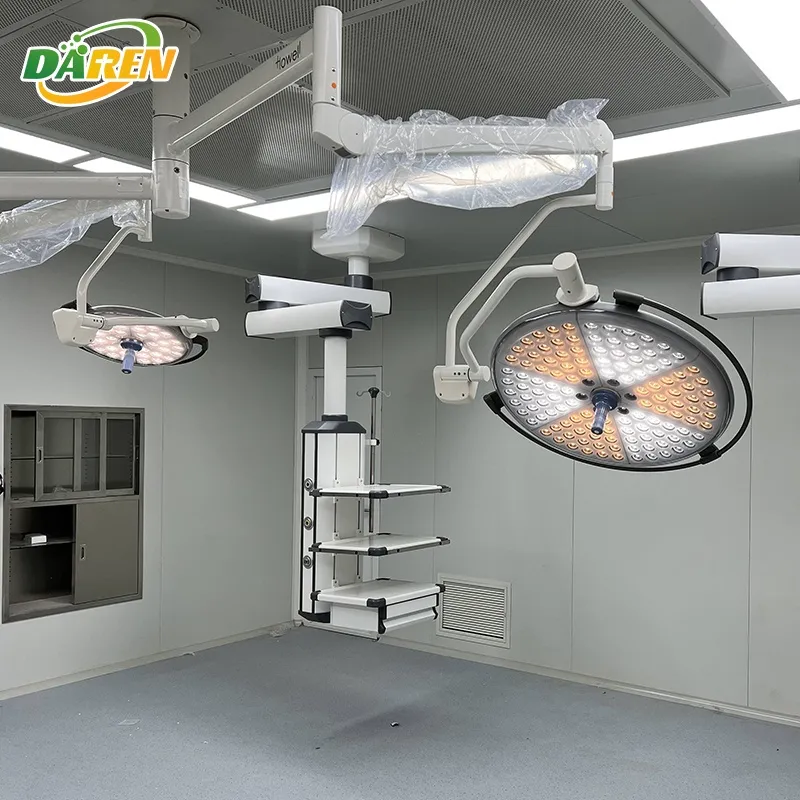 Hospital Light Shadowless LED Ceiling Surgical Light Hollow Type From China Medical Equipment Factory