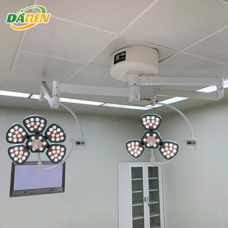Hospital Light Shadowless LED Ceiling Surgical Light Hollow Type From China Medical Equipment Factory