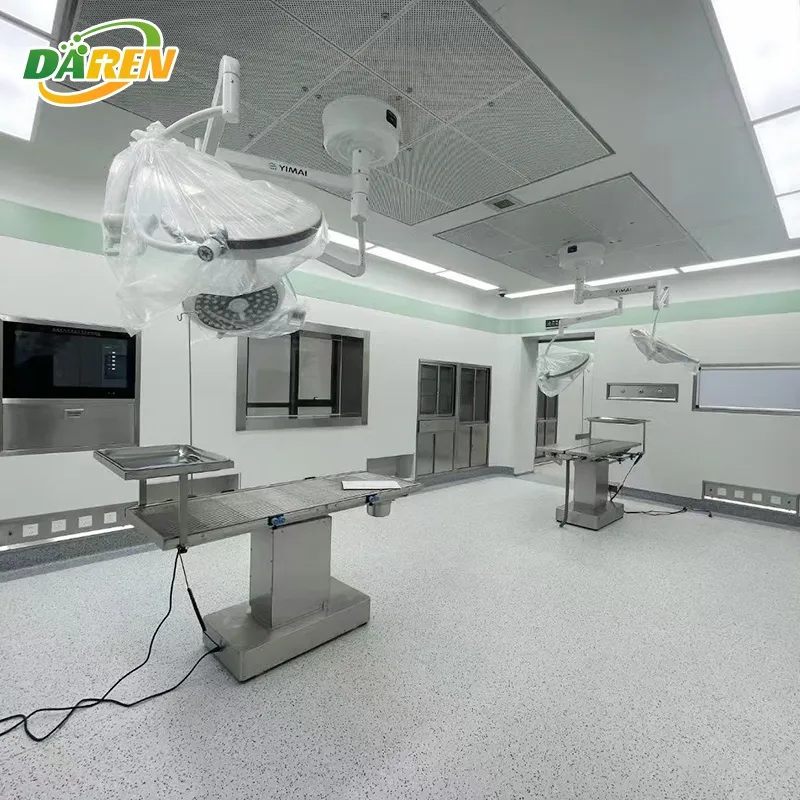 Class 100-100000 Clean Hospital Engineering Turnkey Project Operation Room Design Surgical Theater Mobile Prefabricated Room