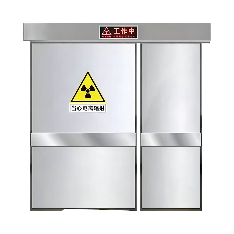 Electric sliding lead door