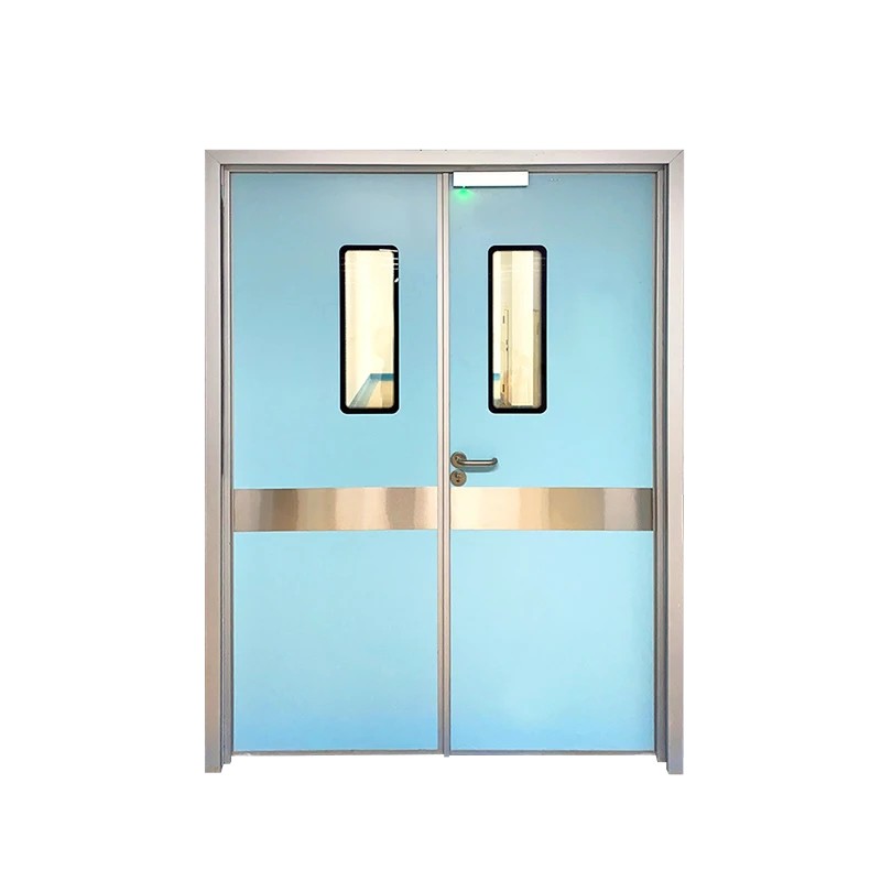 电动双开平开气密门1