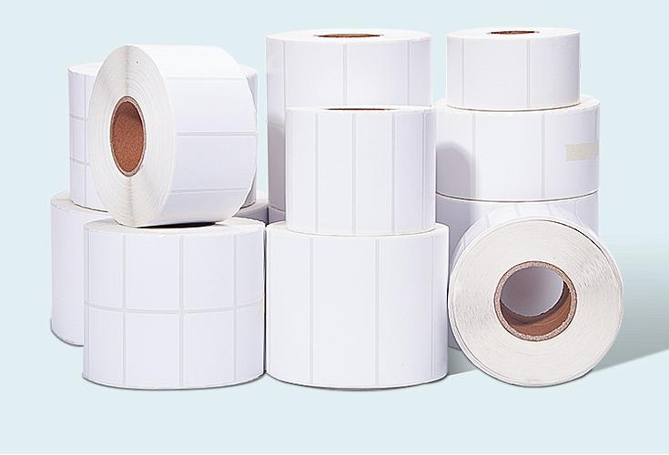 Wholesale 60 GSM Price Label Top Coated Thermal Roll Sticker Paper for Supermarket