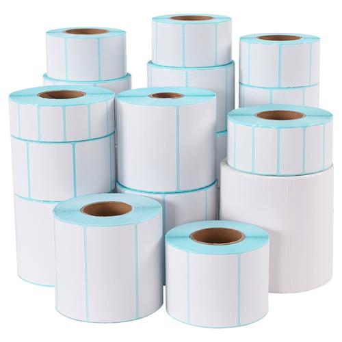 Wholesale 60 GSM Price Label Top Coated Thermal Roll Sticker Paper for Supermarket