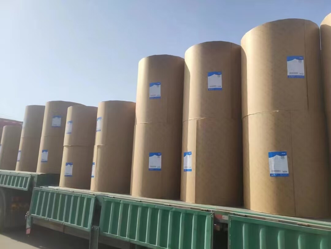 China factory Custom Kraft Paper Tape Jumbo Roll