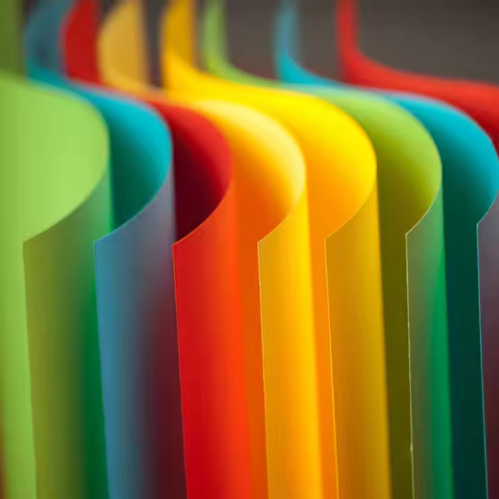 Color Paper Used for Making Handicraft