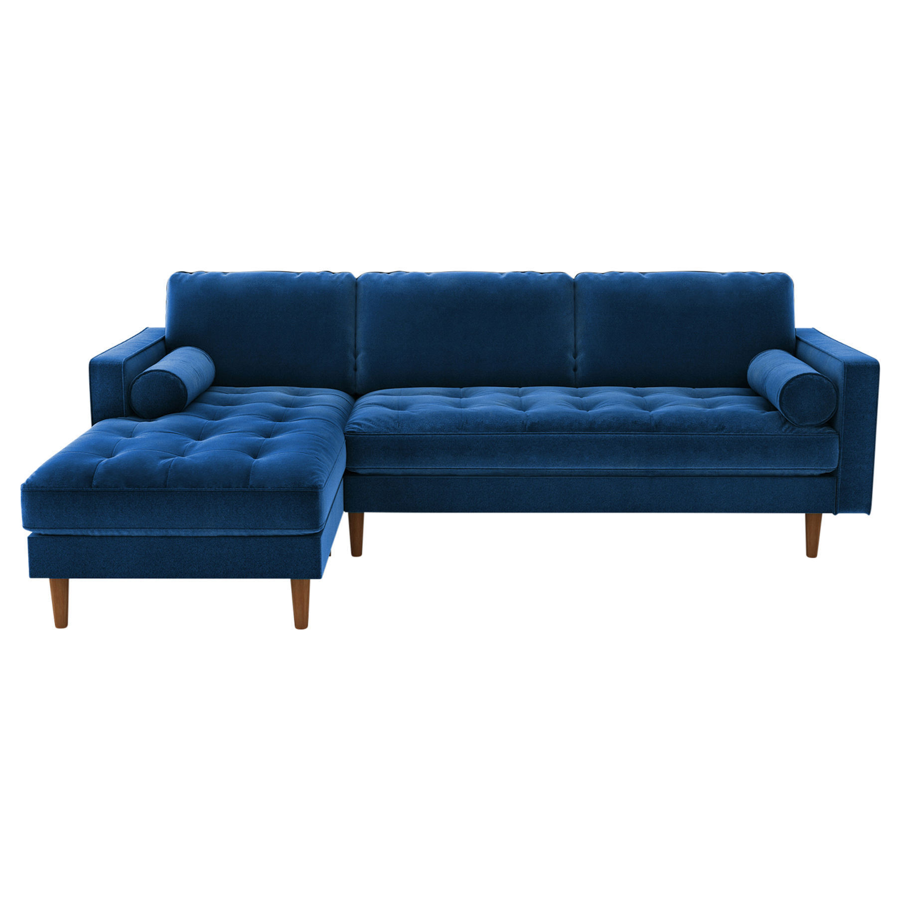 Three-seater sofa with velvet fabric, modern European style, suitable for living rooms and hotels, available in solid colors