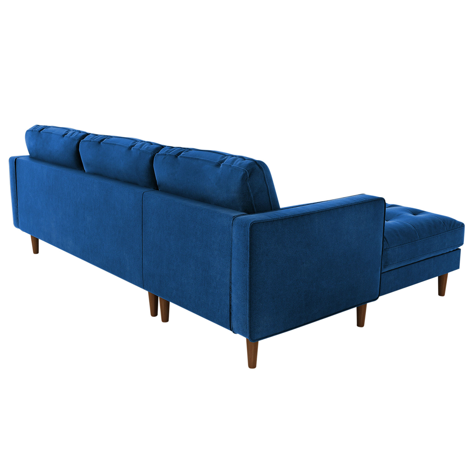 Three-seater sofa with velvet fabric, modern European style, suitable for living rooms and hotels, available in solid colors