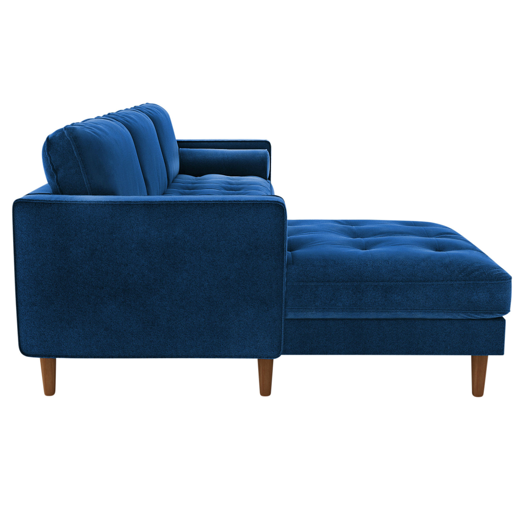 Three-seater sofa with velvet fabric, modern European style, suitable for living rooms and hotels, available in solid colors