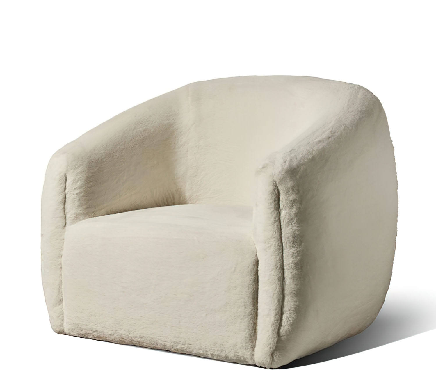 Nordic Lightweight Single-Seat Recliner Sofa Chair for Living Room, Fabric Leisure Heat-Dissipating Sofa