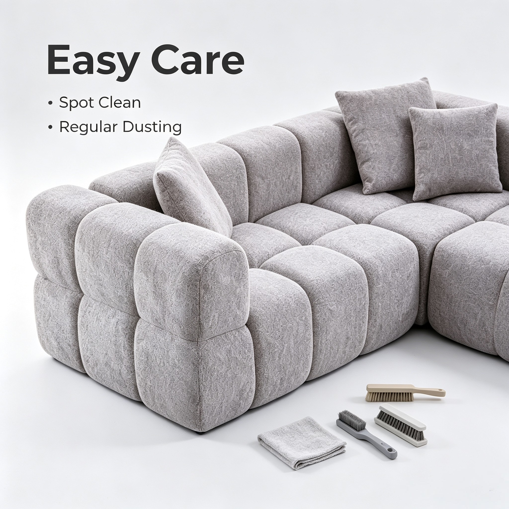 L-Shaped Corner Sofa Set