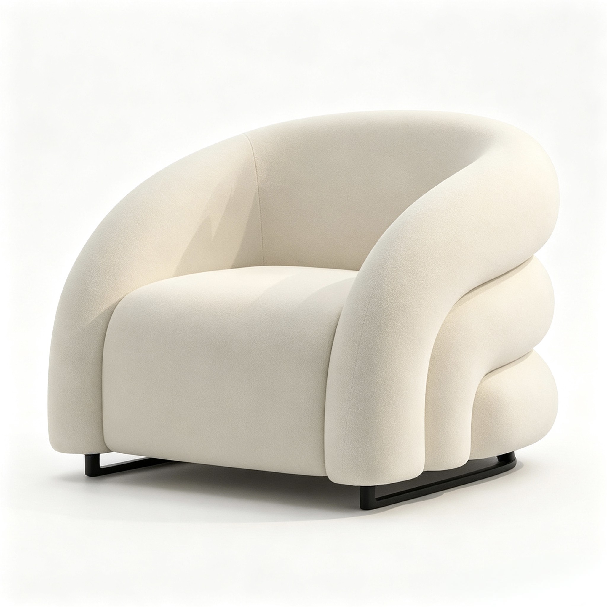 Single Seater Sofa Chair with High-Elastic Sponge