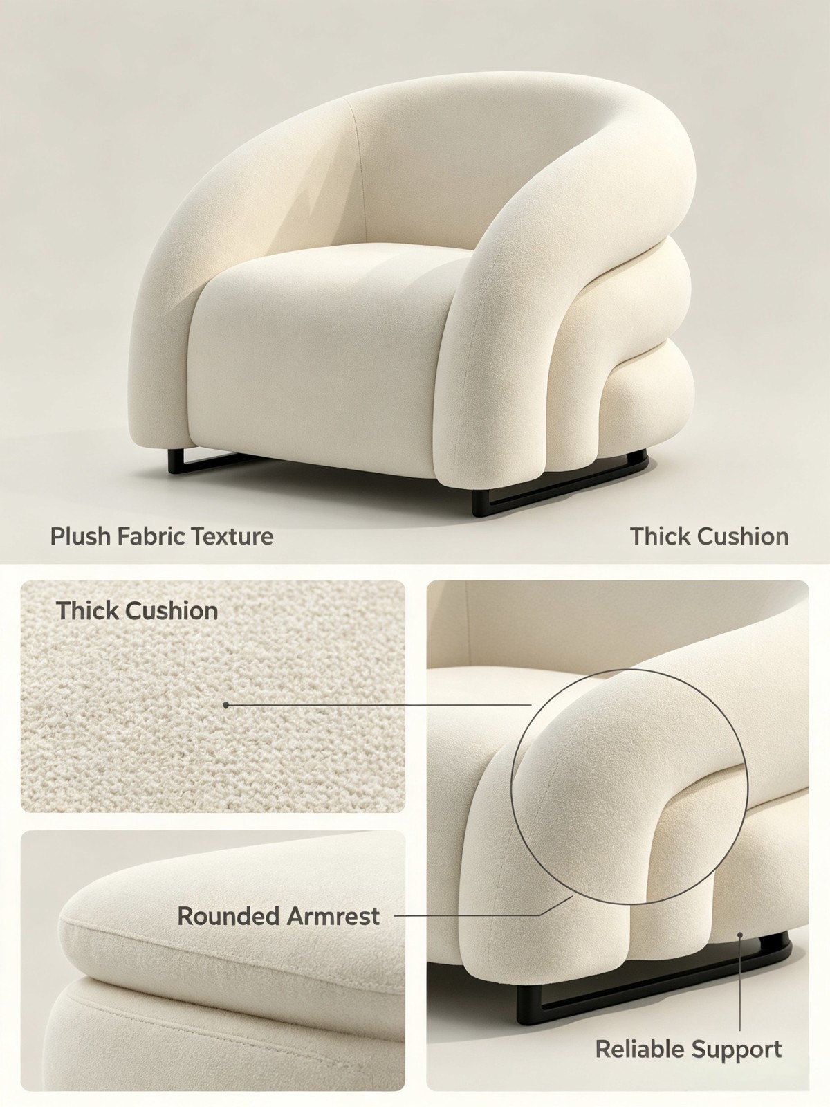 webwxgetmsgimg (7) Single Seater Sofa Chair with High-Elastic Sponge