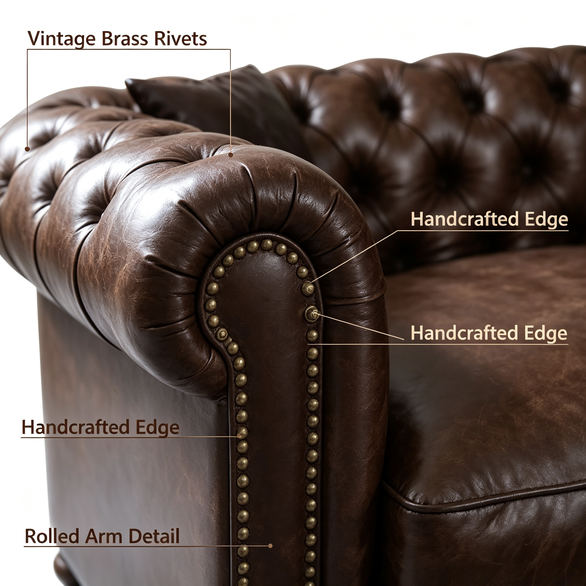 Luxury Italian Minimalist Genuine Leather Sofa Set for High-End Clubs & Villa Projects
