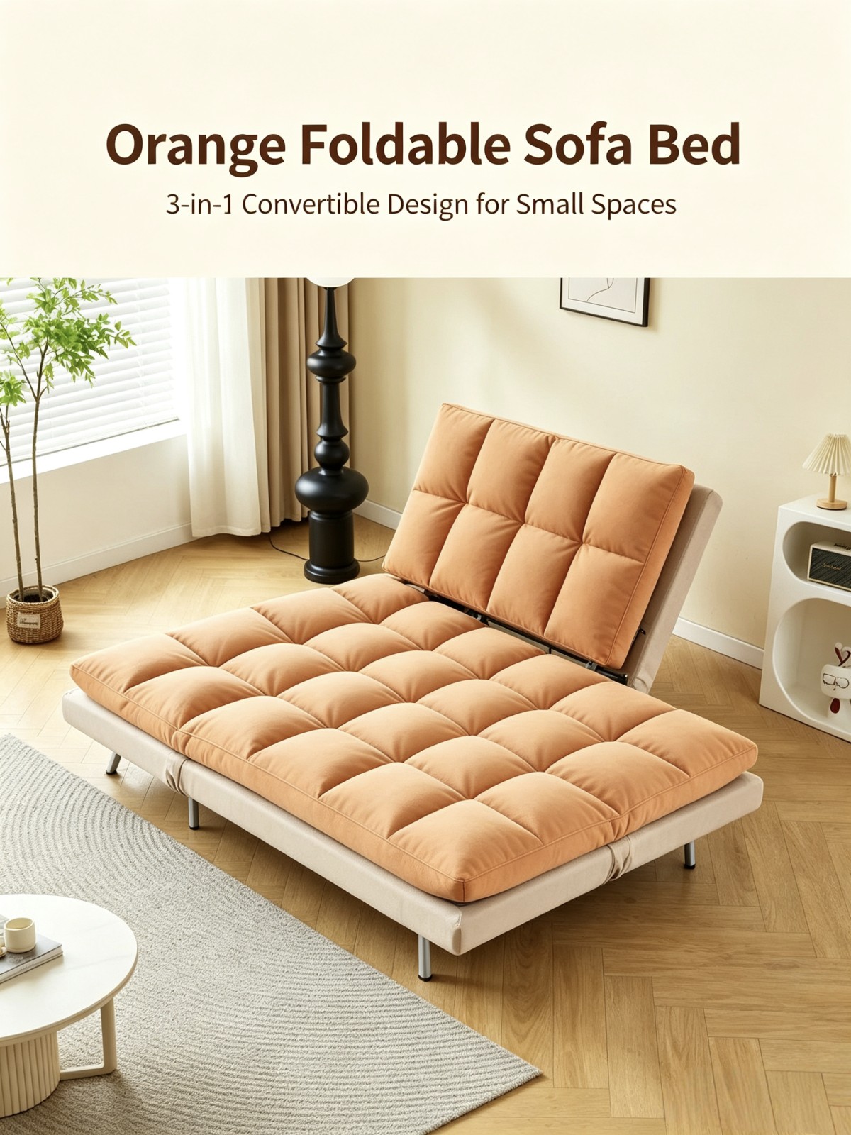 微信图片_20260911093904_263_5 Hot Sale Modern Minimalist Space-Saving 3-in-1 Folding Sofa Bed with Adjustable Backrest Fabric for Living Room Bedroom