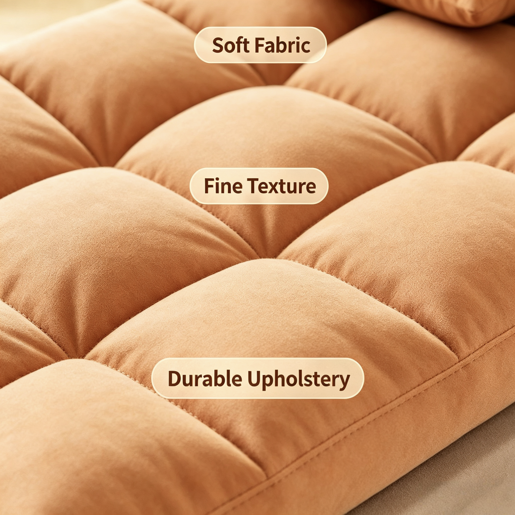 Hot Sale Modern Minimalist Space-Saving 3-in-1 Folding Sofa Bed with Adjustable Backrest Fabric for Living Room Bedroom