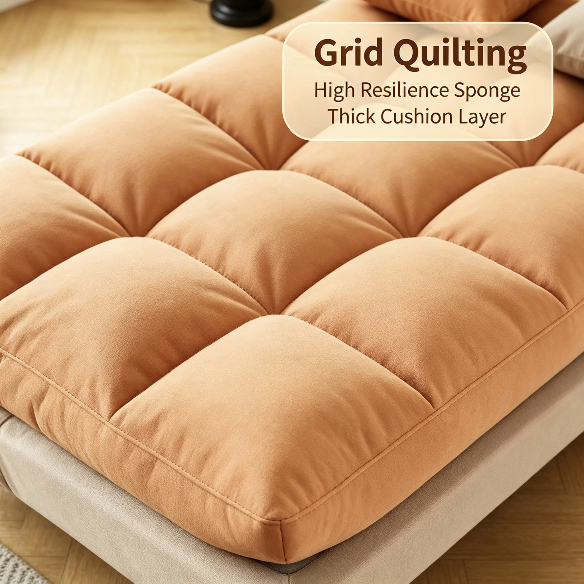 Hot Sale Modern Minimalist Space-Saving 3-in-1 Folding Sofa Bed with Adjustable Backrest Fabric for Living Room Bedroom