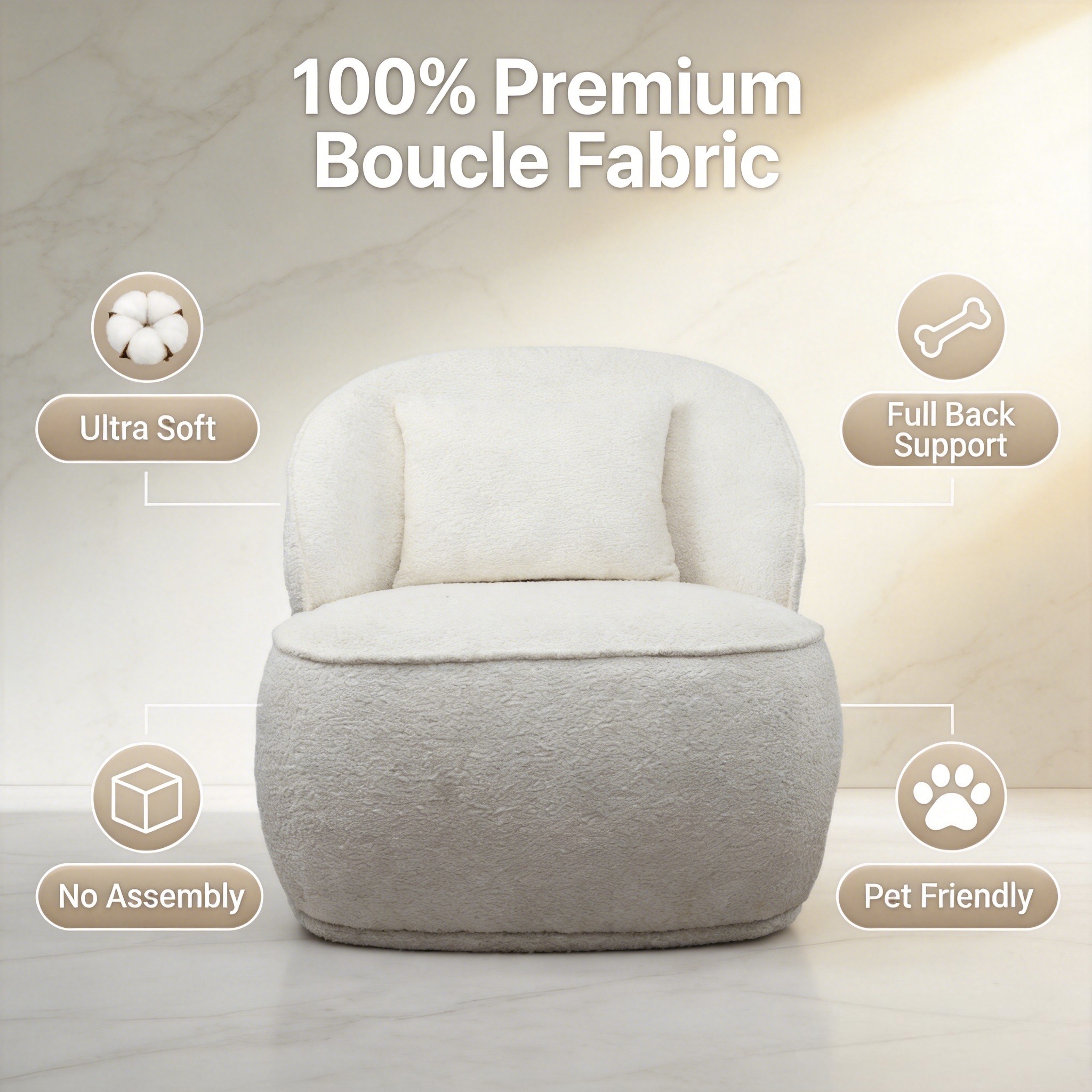Nordic Leisure Modern Luxury Armchair Sofa for Apartment Hotel Office Reception Activity Room