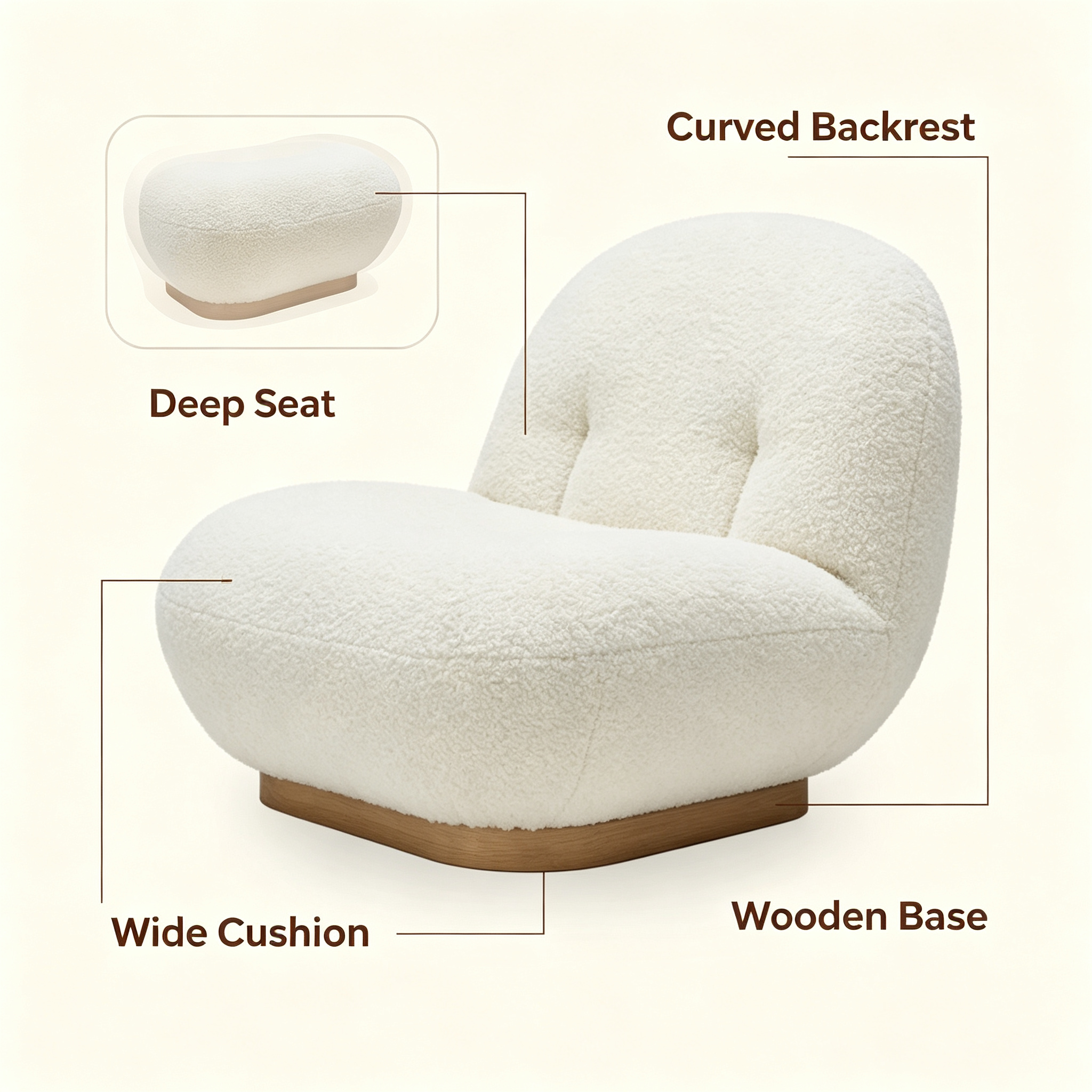 Modern Design Luxury Home Furniture Accent Chair Leisure Chair for Living Room