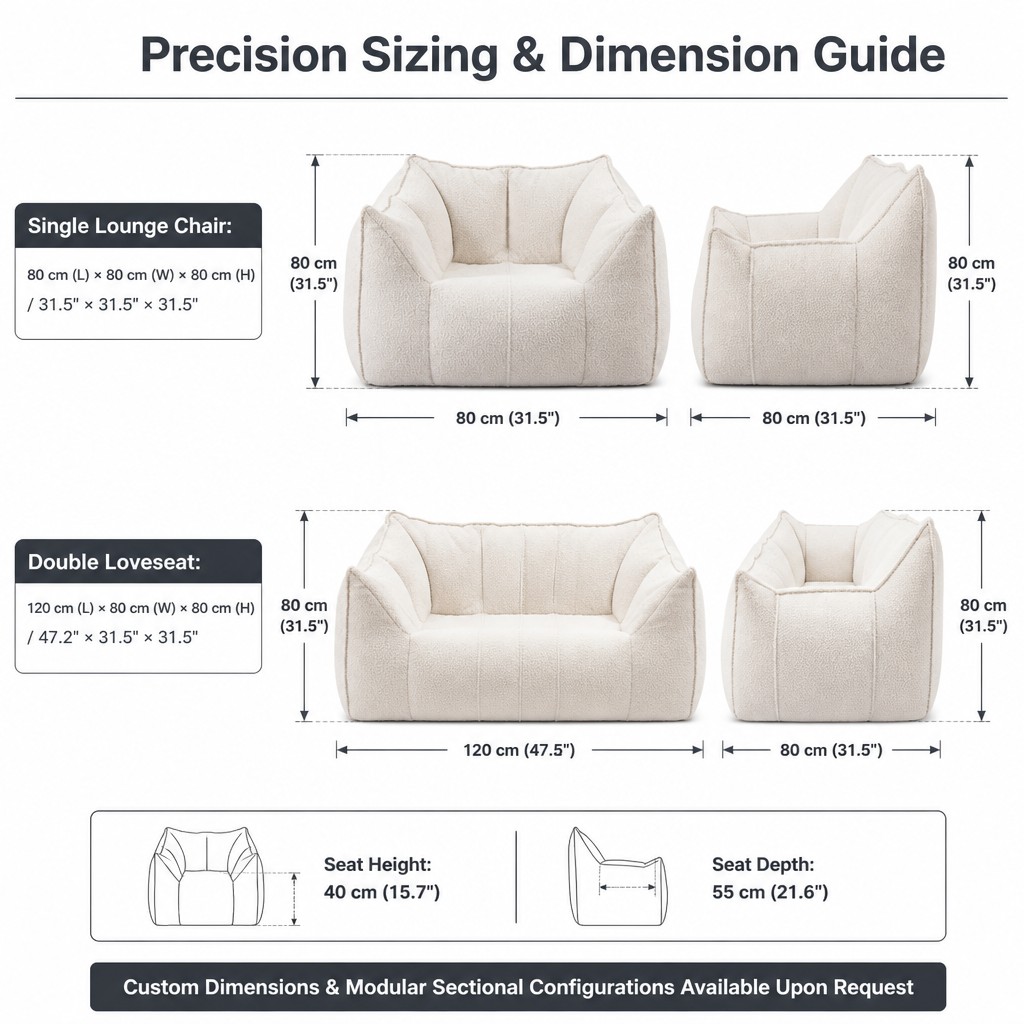 微信图片_20260918093210_346_5 Modern European Design Teddy Velvet Bean Bag Lazy Sofa with Sponge Filling for Single Use