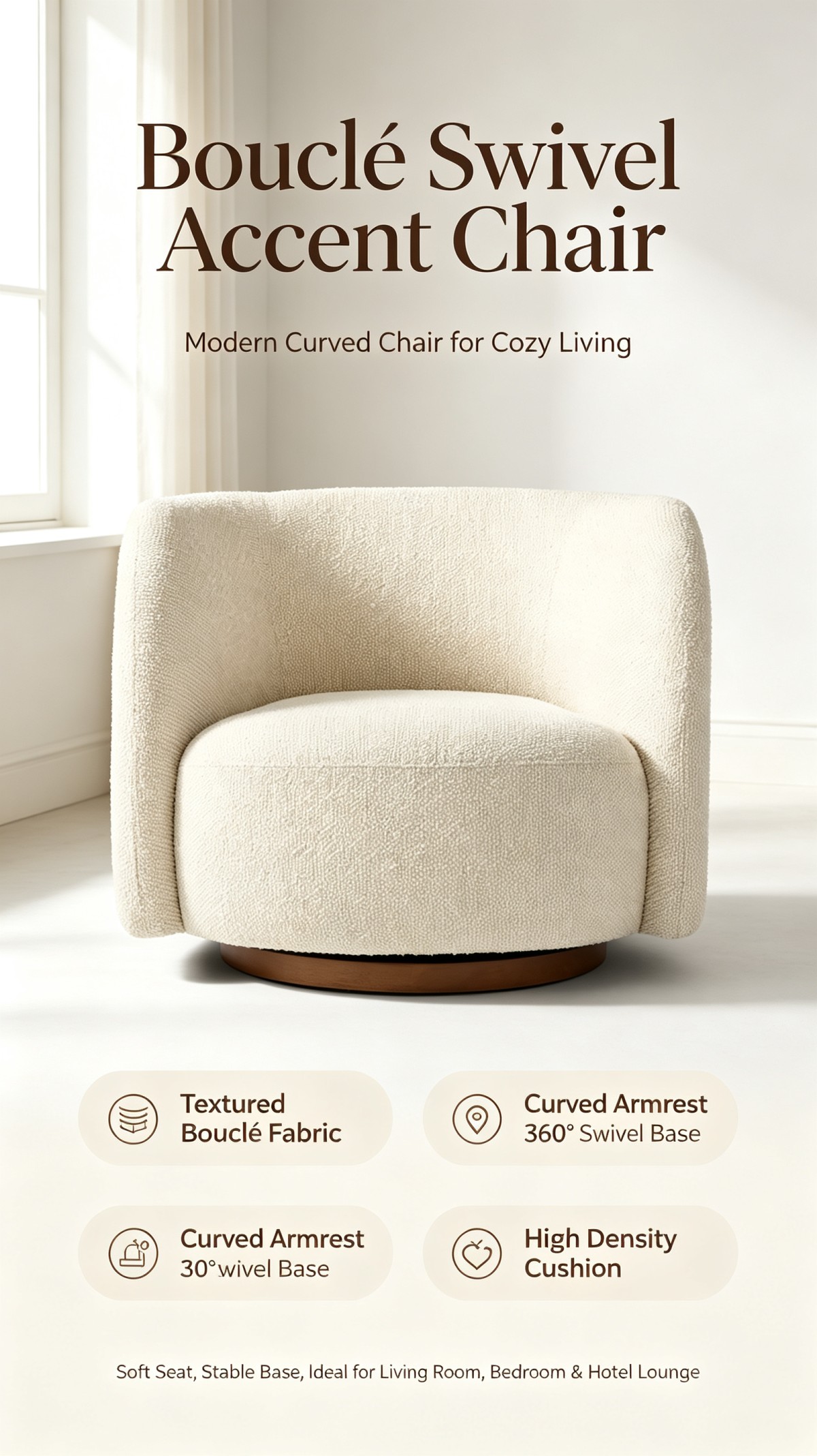 微信图片_20260918150536_375_5 Modern Cream Boucle Swivel Leisure Chair with Solid Wood Base for Living Room