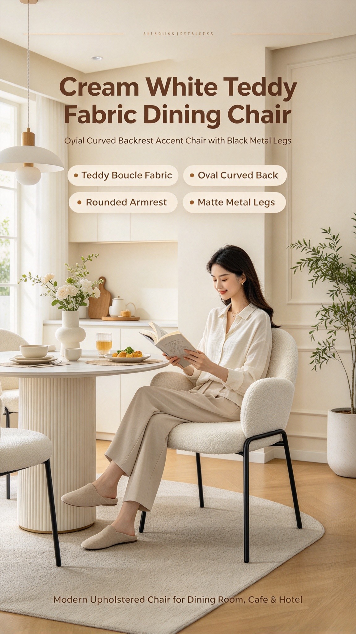 微信图片_20260923175256_235_4 Modern Minimalist Boucle Accent Chair | Soft Cloud Armchair with Black Metal Legs for Living Room & Dining Room