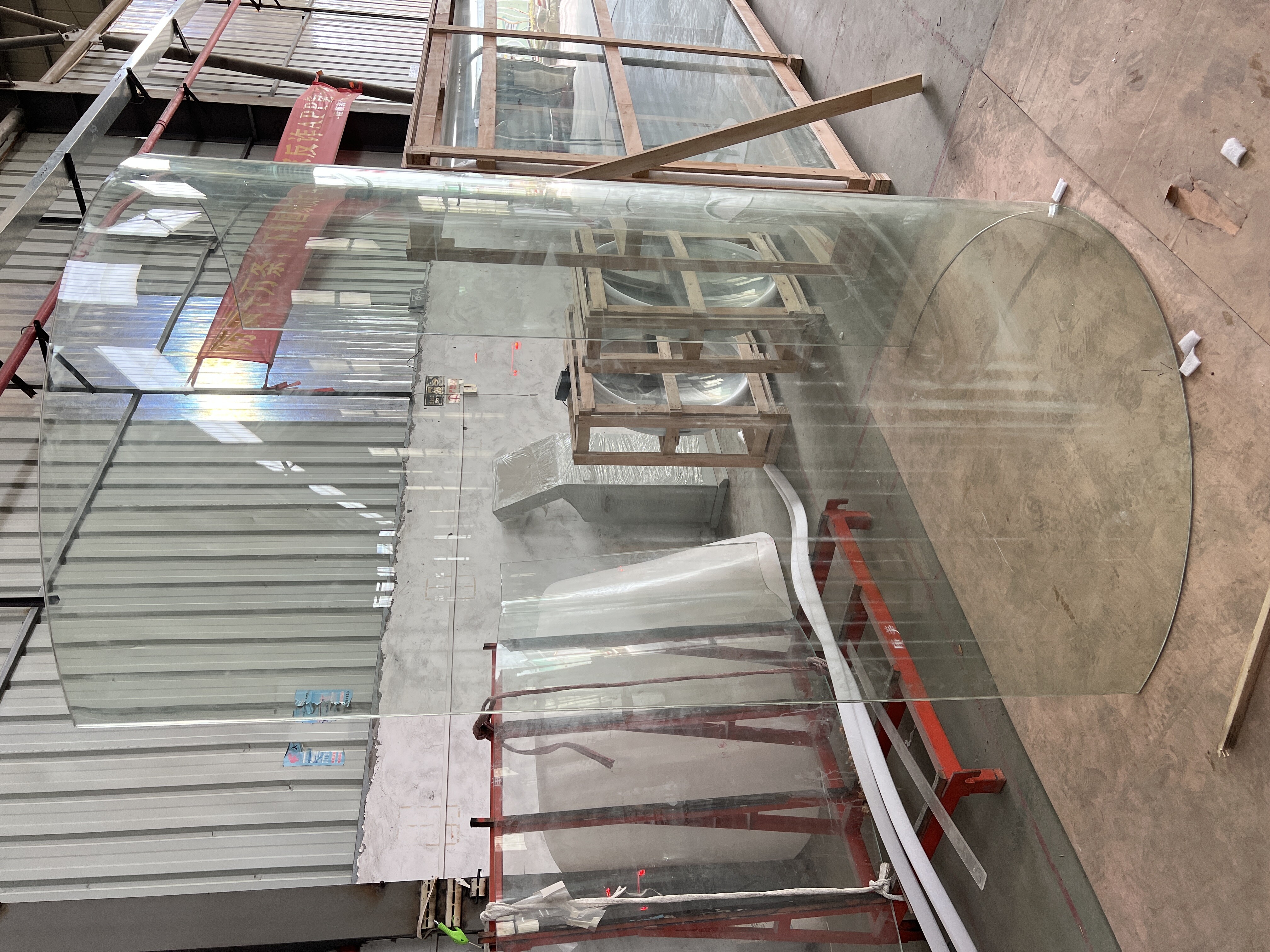 Hot bent glass