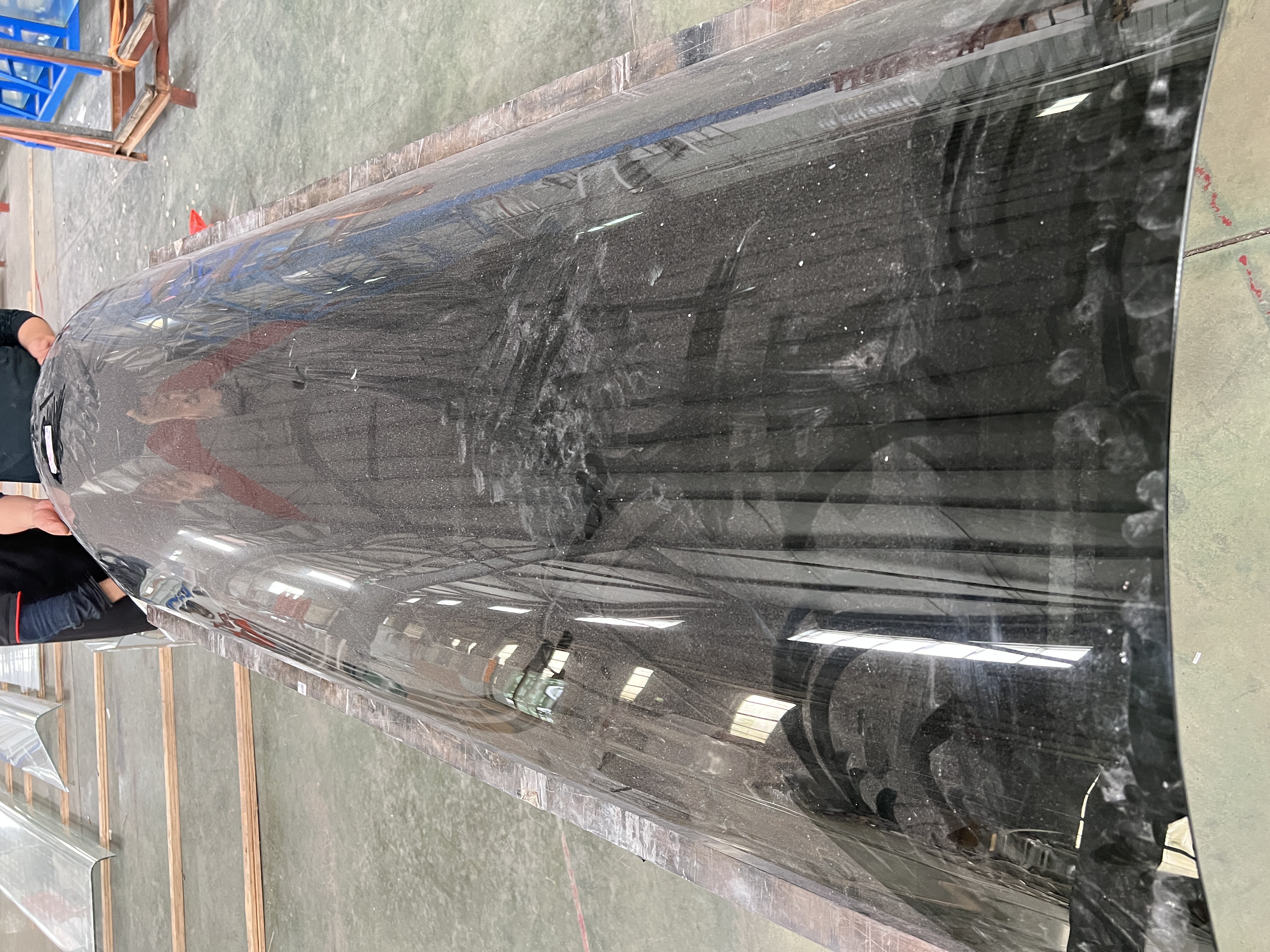 Hot bent glass