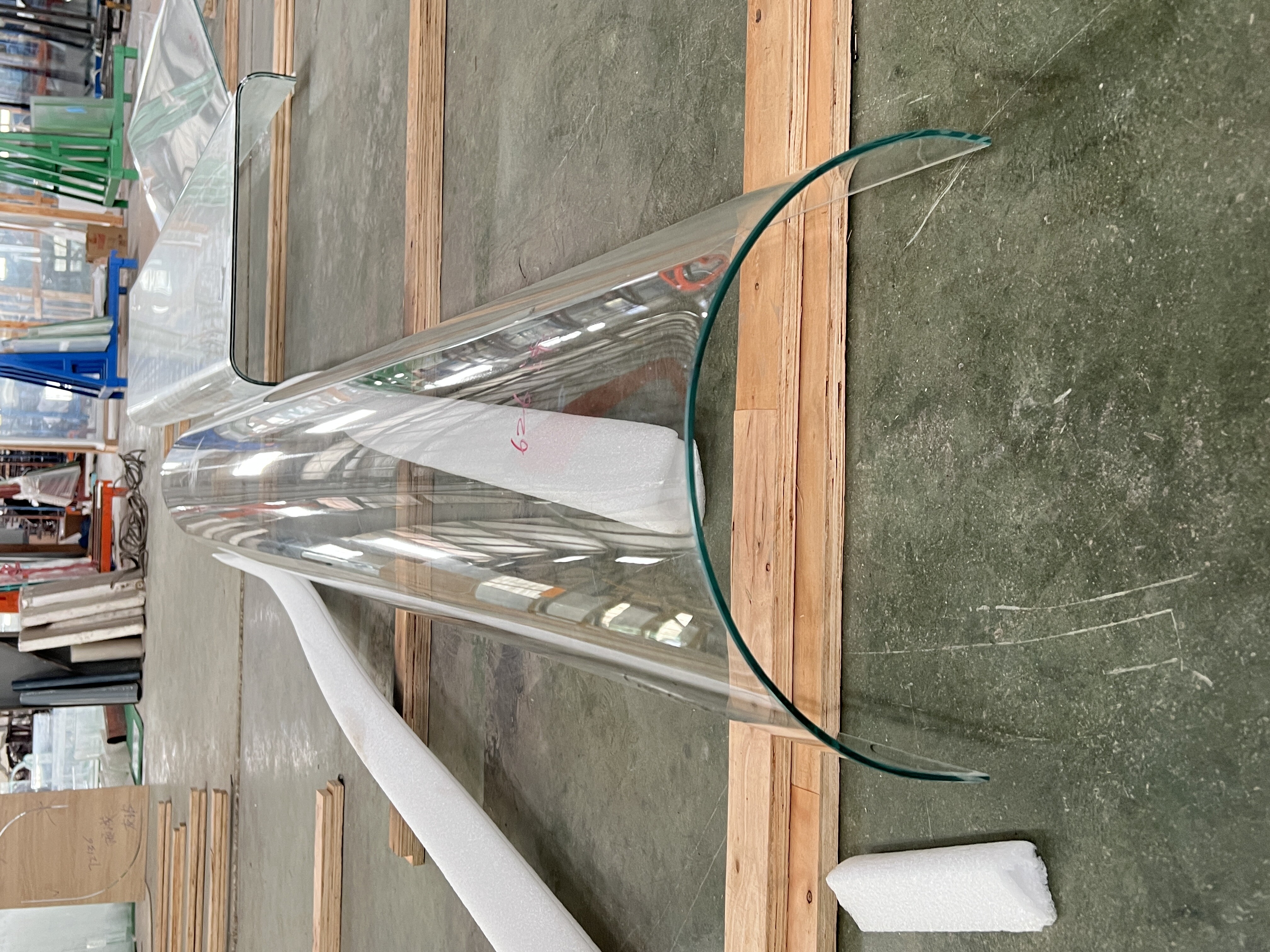 Hot bent glass