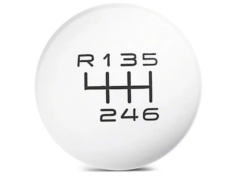 Billet Retro Style 6-Speed Shift Knob 15-23 Mustang GT EcoBoost V6