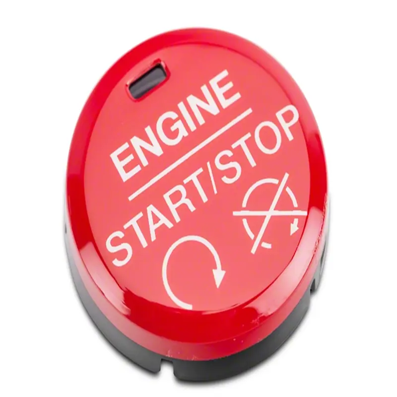 Billet GT350/GT350R Style Red Push Start/Stop Button Billet GT350/GT350R Style Red Push Start/Stop Button