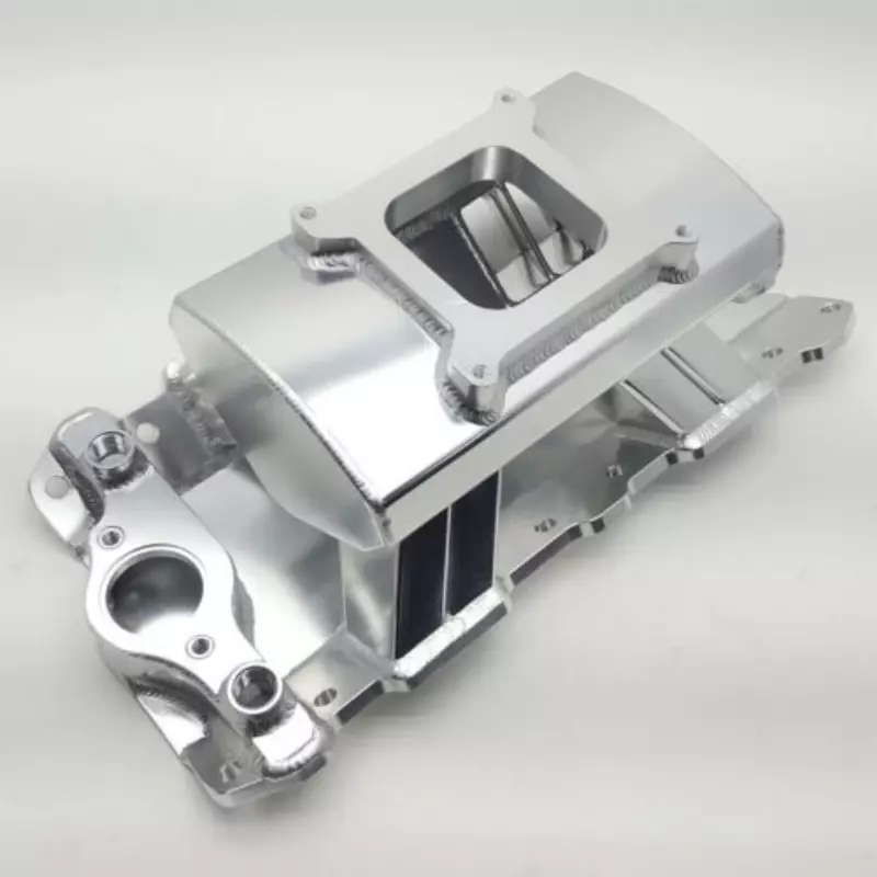 Small Block Chevy Fabricated Aluminum Intake Manifold Sheet Metal SBC 350 400