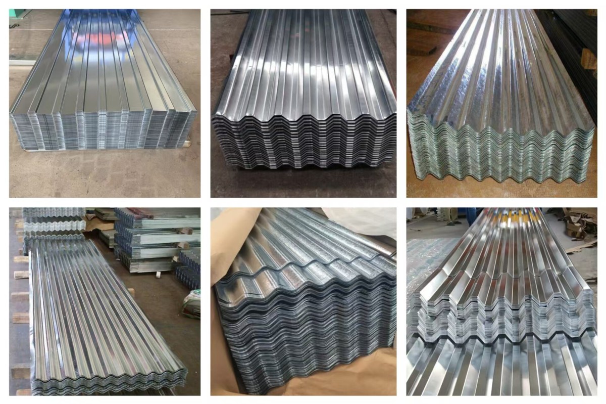 镀锌瓦楞板拼图