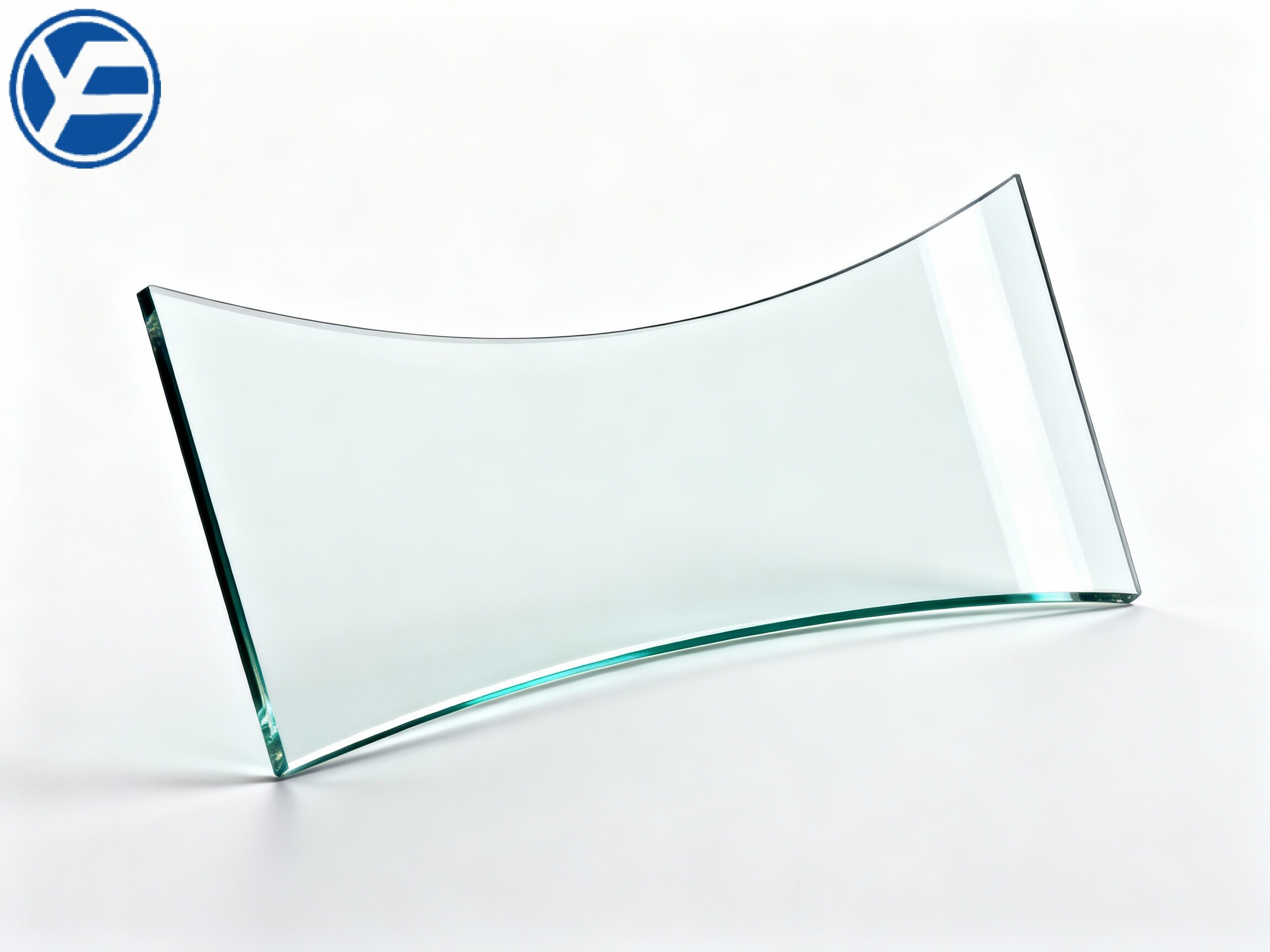 PVB curved tempered laminated glass
