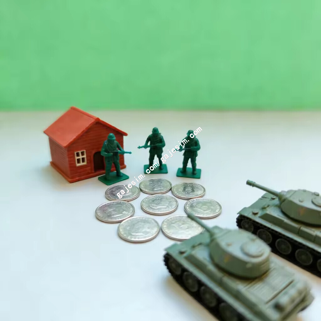 Plastic soldier model