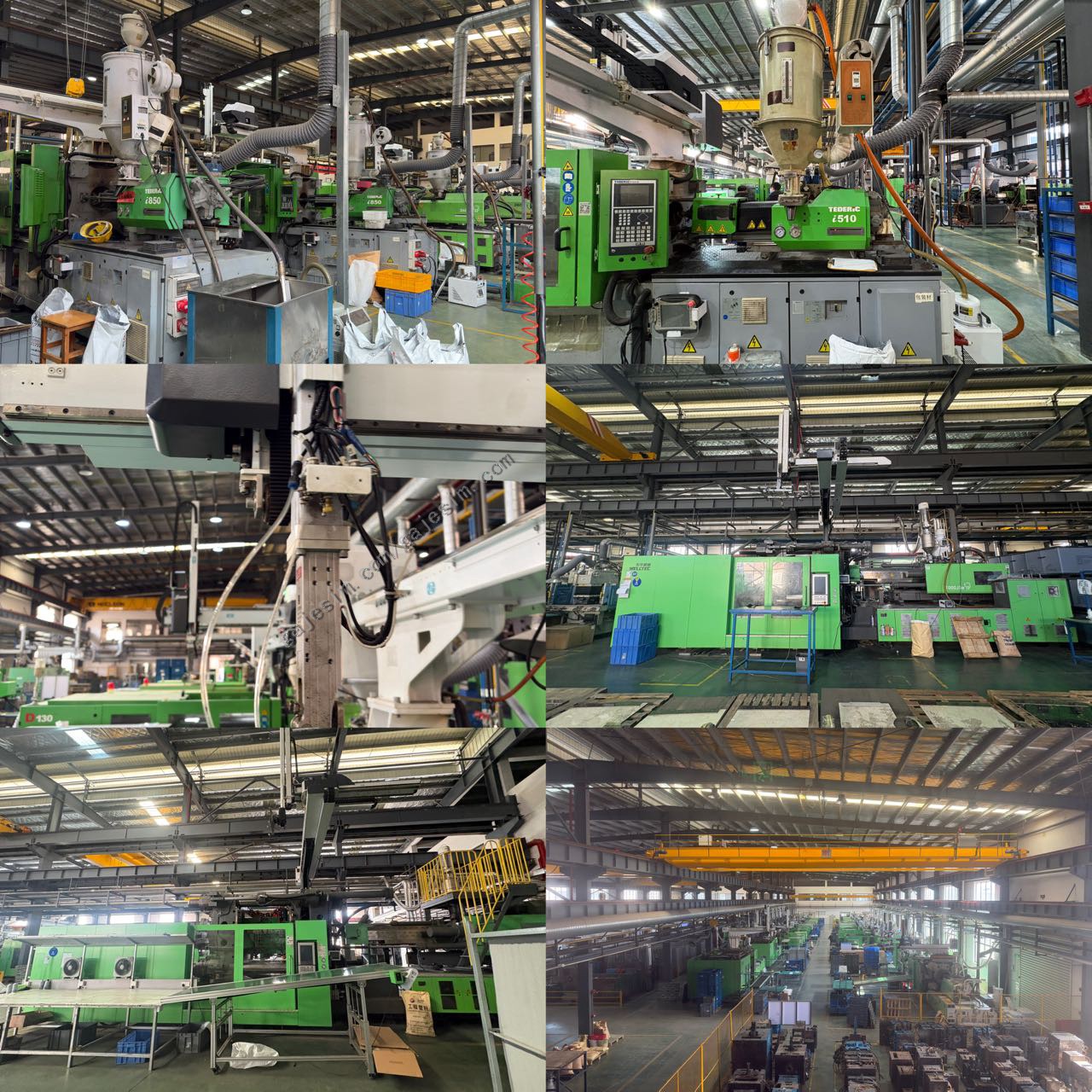 A list of Gajes Mold's current injection molding machines.