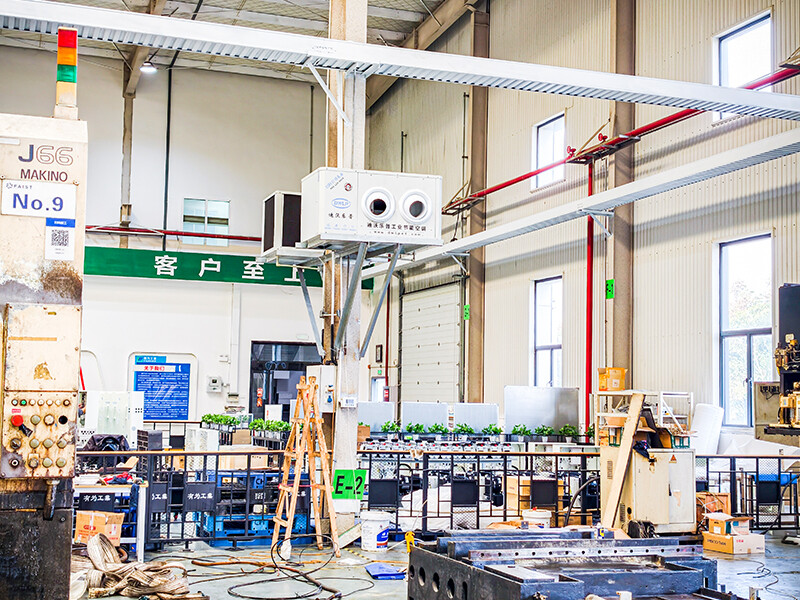 Machining Factory with Steel Structure