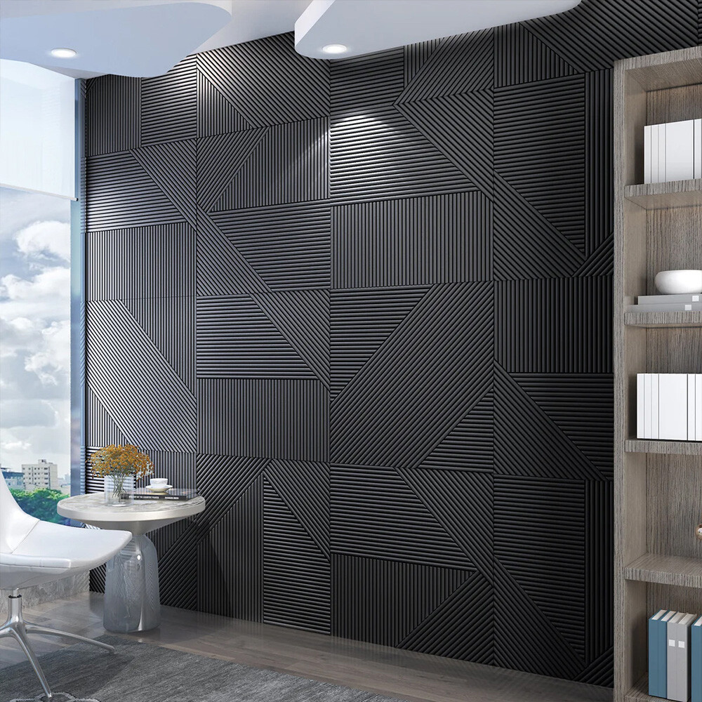 Acoustic Wall Panels with Stone-Look Design – Stylish & Functional