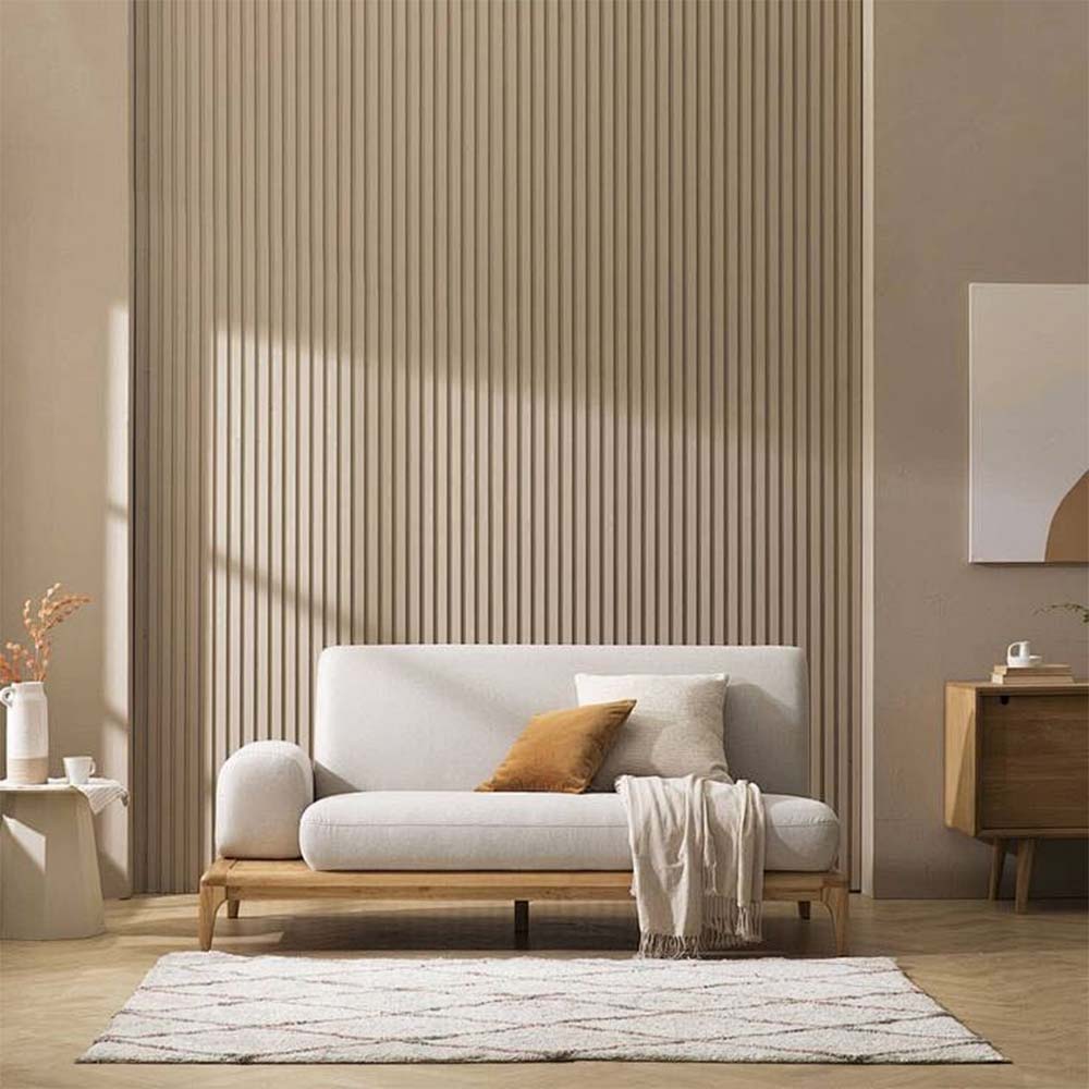 Black Acoustic Wood Slat Panels for Home and Office