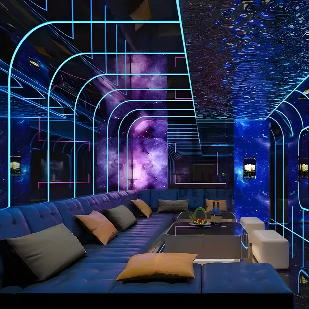 High Gloss Carbon Crystal Fiber Wall Panel