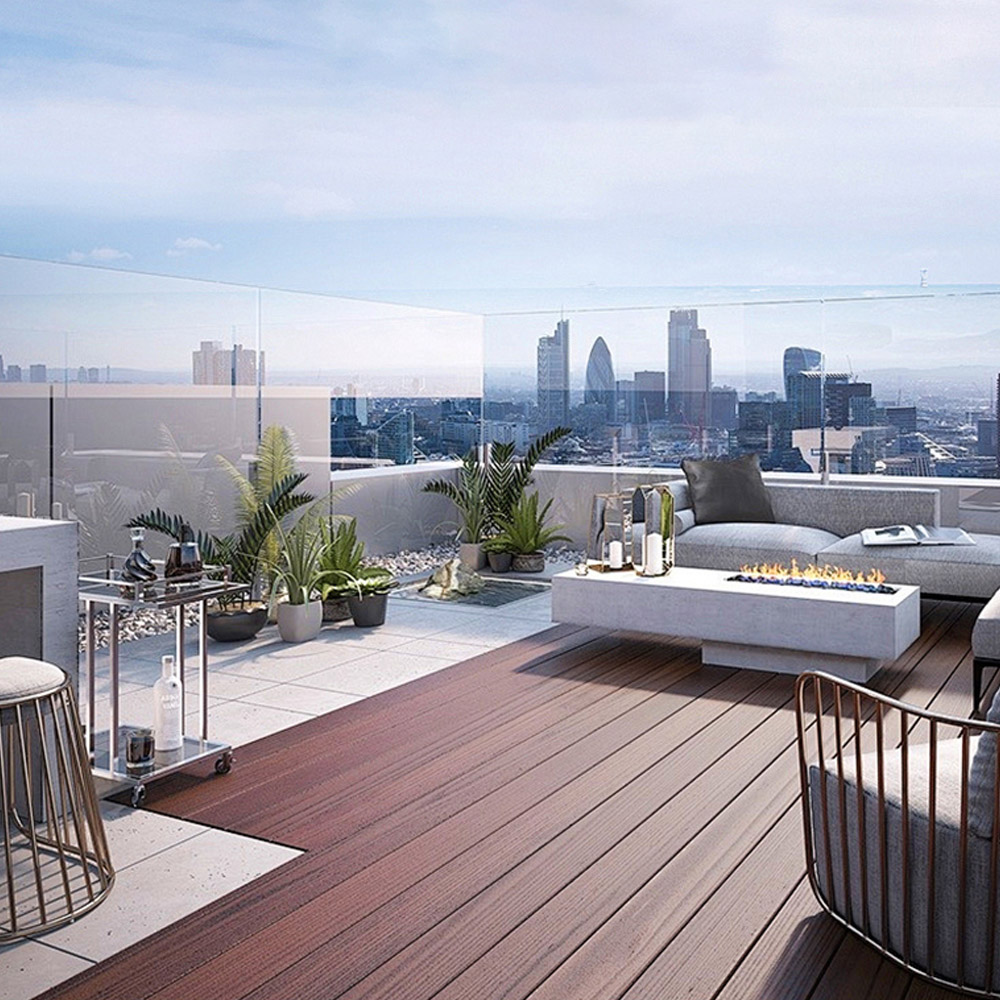 Custom-Color Outdoor Flooring for Designer Projects