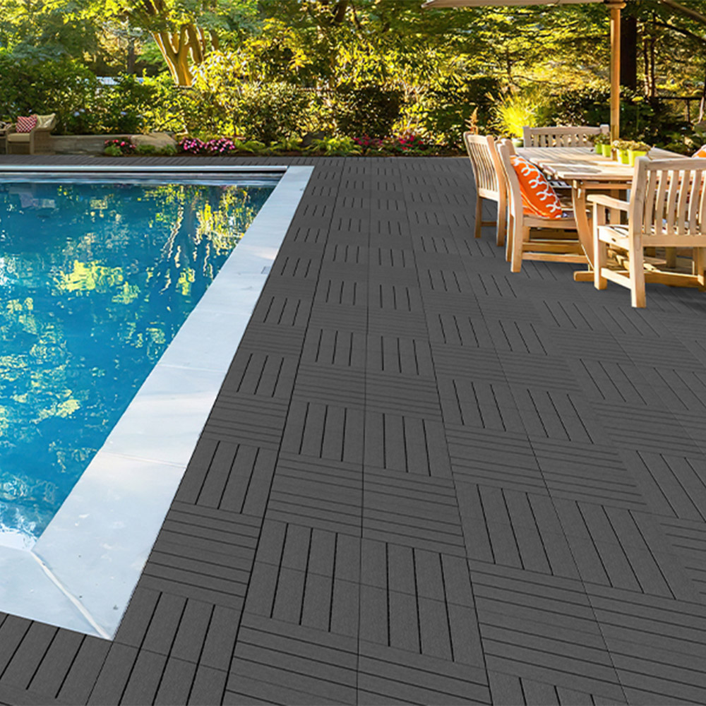 Easy-Install Outdoor Flooring with Click System
