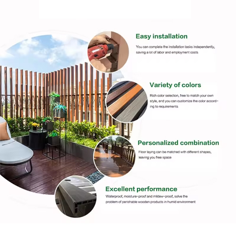 UV Resistant Outdoor Flooring for Garden Use