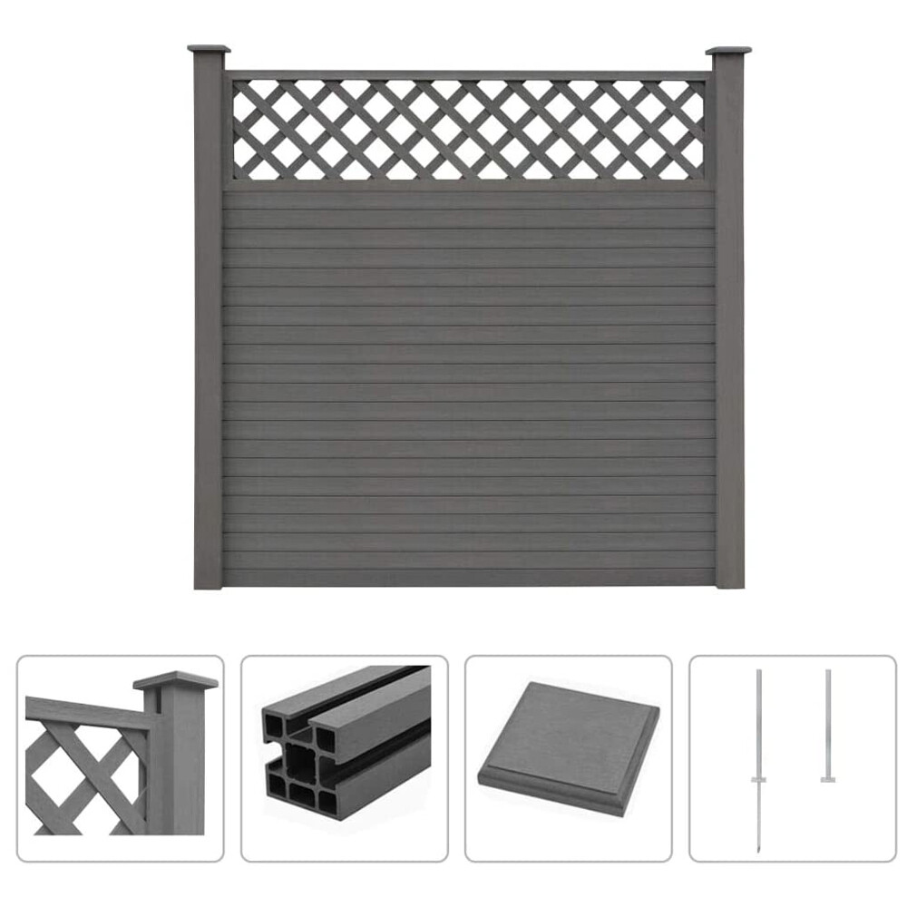 Composite Fence Panels With Decorative Designs