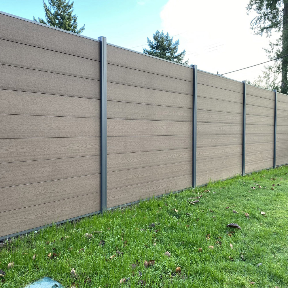 Composite Fence Panels With Decorative Designs