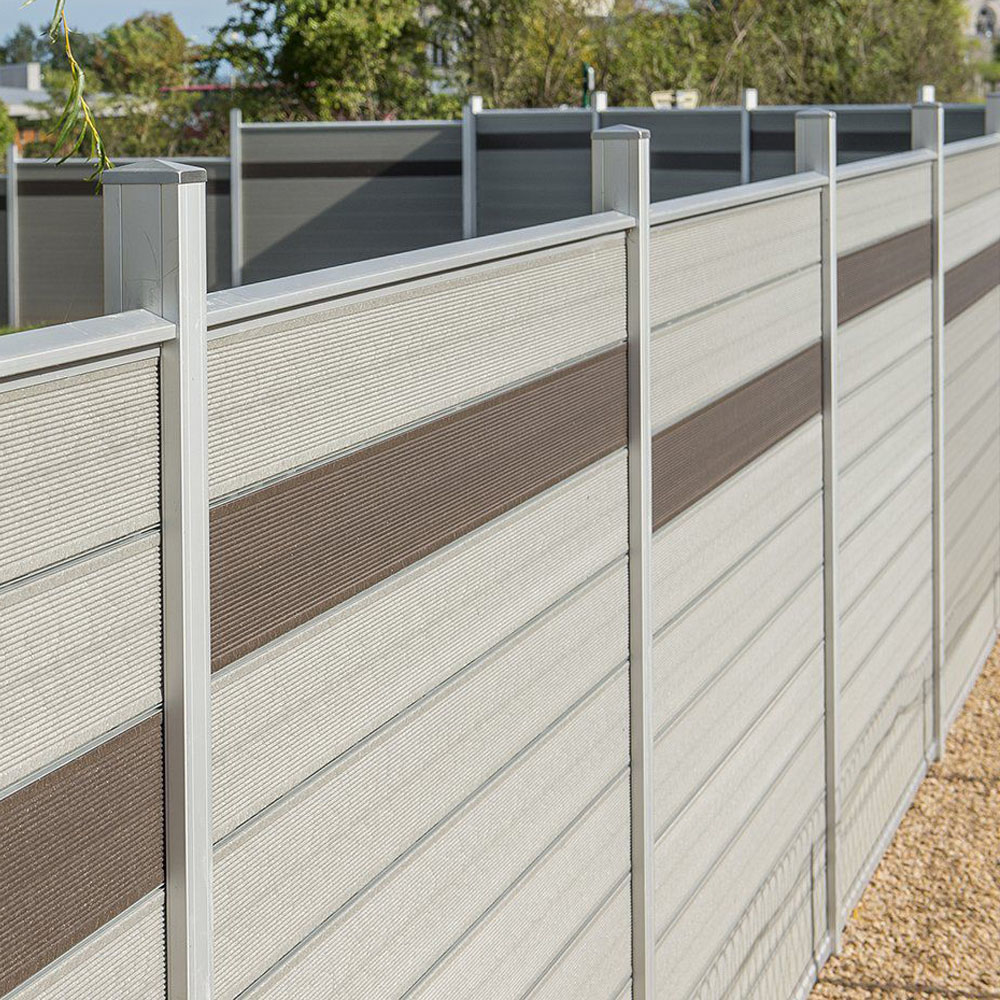 Composite Fence Panels With Decorative Designs