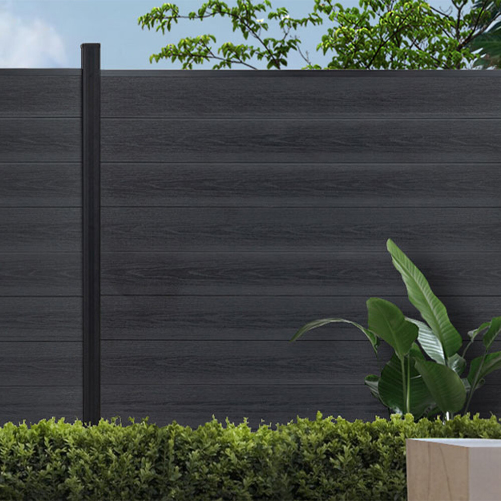 Composite Slat Fence Panels Contemporary Style