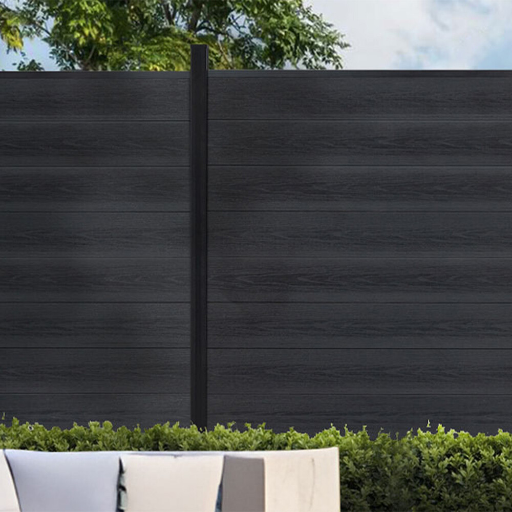 Composite Slat Fence Panels Contemporary Style
