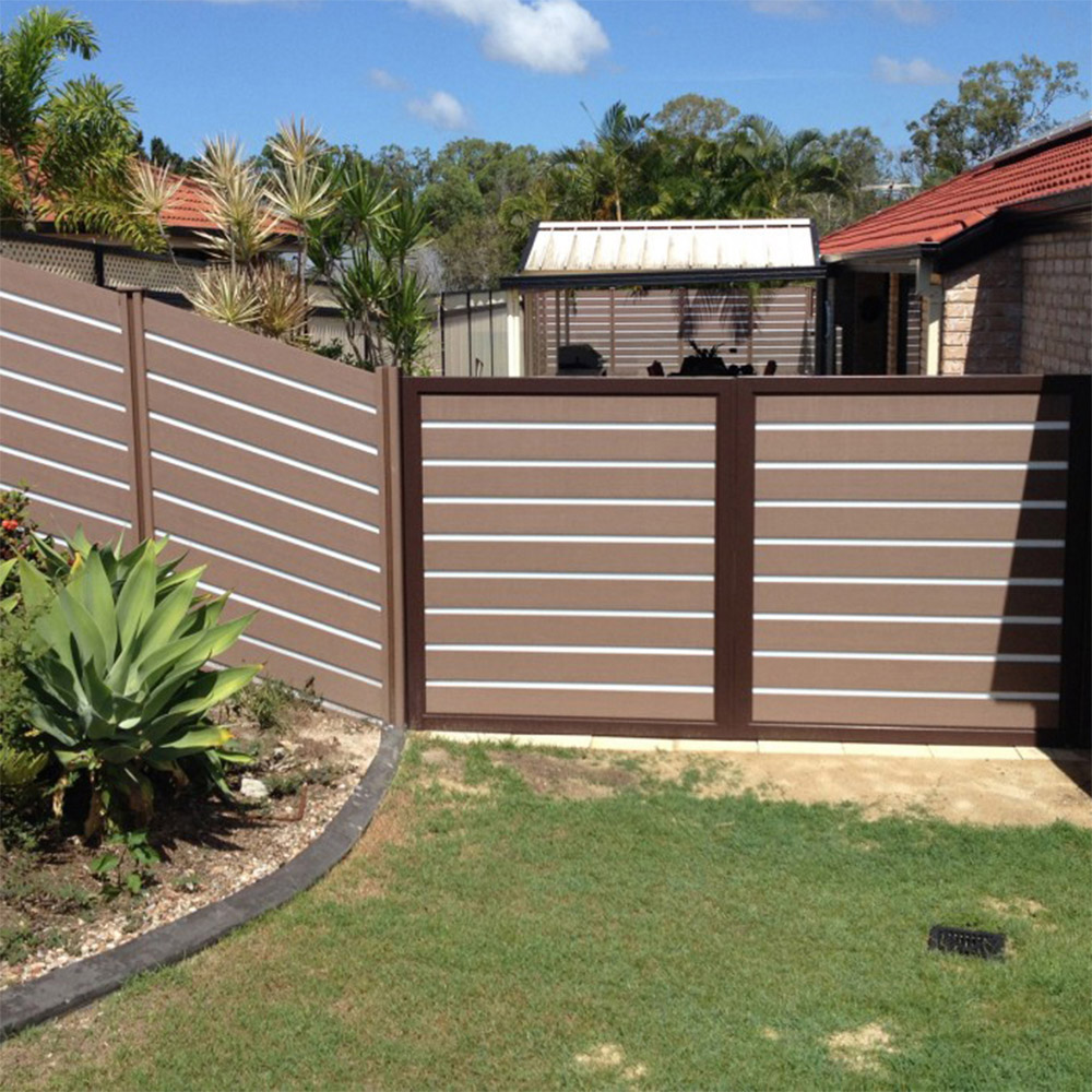 Composite Wood Fence Panels For Yard Decoration